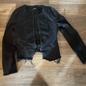 Black Jean Jacket